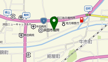 [EV]浜田市役所本庁舎の地図画像