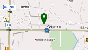 [EV]鳥栖市立図書館の地図画像