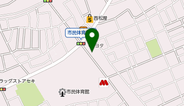 [EV]埼玉トヨタ自動車(株) 上尾西店の地図画像