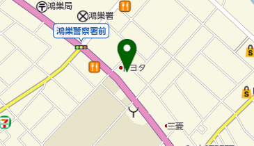 [EV]埼玉トヨタ自動車(株) 鴻巣店の地図画像