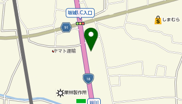 [EV]坂城町 さかき地場産直売所「あいさい」の地図画像