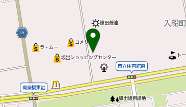 [EV]坂出市立体育館の地図画像