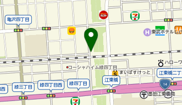 [EV](株)ジェイアール東日本高架サービス Parking in 亀沢4丁目第3の地図画像