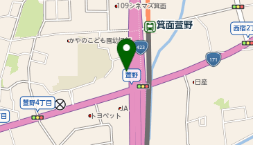 [EV]アウディジャパン販売(株) Audi箕面の地図画像