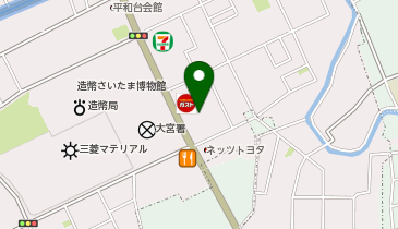 [EV](株)MID Audiさいたま新都心の地図画像