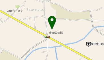 [EV]勝山市 村岡まちづくり会館の地図画像