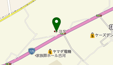 [EV]茨城トヨタ自動車(株) 古河店の地図画像