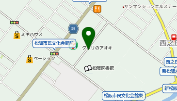 [EV]松阪市 クラギ文化ホール (第2P)の地図画像