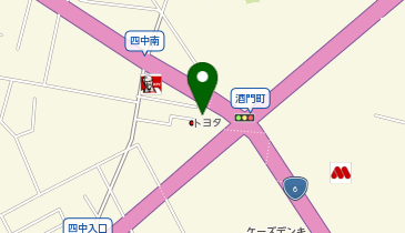 [EV]茨城トヨタ自動車(株) GRGarage水戸けやき台の地図画像