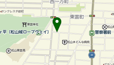 [EV]松山市 喜与町駐車場 (松山城駐車場)の地図画像