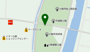 [EV]小郡市 小郡運動公園 (野球場・テニスコート)の地図画像