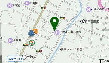 [EV]大江戸温泉物語ホテルズ&リゾーツ(株) 伊東温泉 ホテルニュー岡部の地図画像