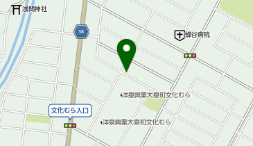 [EV]大泉町 洋泉興業大泉町文化むらの地図画像