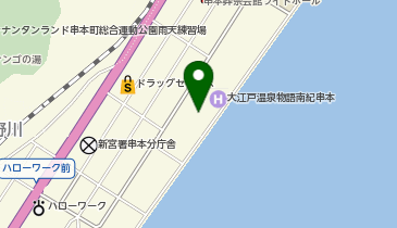 [EV]大江戸温泉物語ホテルズ&リゾーツ(株) 大江戸温泉物語 南紀串本の地図画像