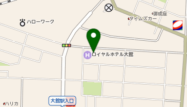 [EV]ロイヤルホテル大館の地図画像