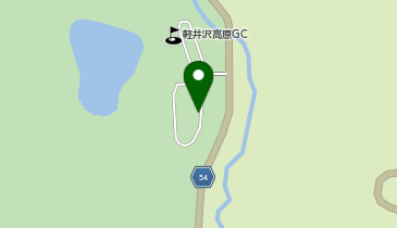 [EV]軽井沢高原ゴルフ倶楽部の地図画像