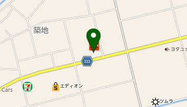 [EV]巻田油業(株) ENEOS 築地SSの地図画像