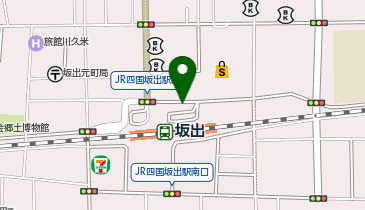 [EV]坂出駅北口地下駐車場の地図画像