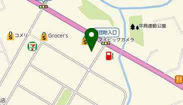 [EV]コジマ&times;ビックカメラ 卸団地店の地図画像
