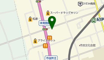 [EV]御坊市立体育館の地図画像