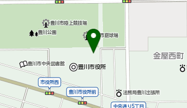 [EV]豊川市役所の地図画像