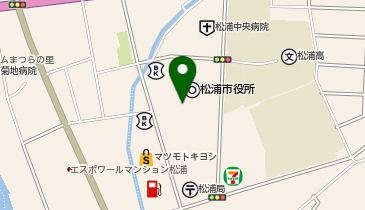 [EV]松浦市役所の地図画像