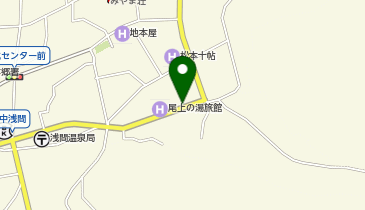 [EV](株)ホテル梅の湯 信州松本・浅間温泉 梅の湯の地図画像