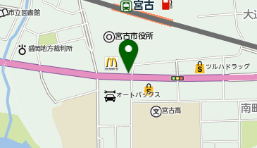 [EV]マクドナルド106宮古店の地図画像