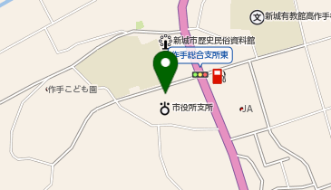 [EV]新城市役所 作手総合支所の地図画像