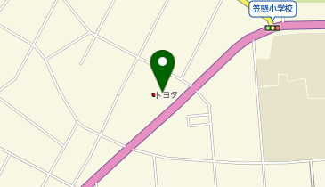 [EV]群馬トヨタ自動車(株) 笠懸50号店の地図画像