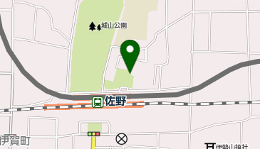 [EV]佐野市 城山公園駅北駐車場の地図画像