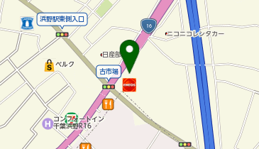 [EV]日石レオン(株) ENEOS セルフ浜野店の地図画像