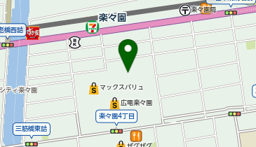 [EV]イオンタウン楽々園 (屋上P)の地図画像