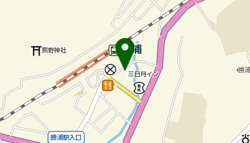 [EV]三日月イン 駐車場の地図画像