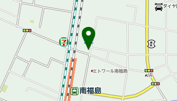 [EV]ファミリーマート南福島駅北店の地図画像