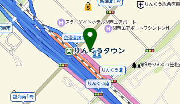 [EV](株)星野リゾート OMO関西空港の地図画像