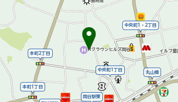 [EV]ブリーズベイホテル(株) ホテルクラウンヒルズ岡谷の地図画像