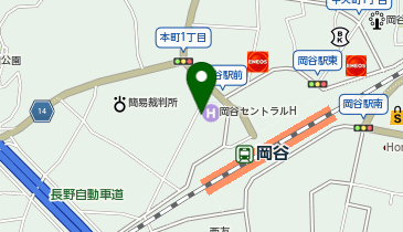 [EV]ブリーズベイホテル(株) 岡谷セントラルホテルの地図画像