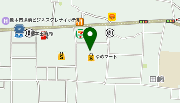 [EV](株)イズミ ゆめマート田崎の地図画像