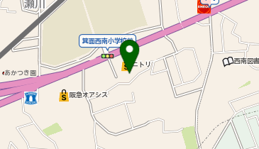 [EV]ニトリ箕面店 (立体P 3階)の地図画像