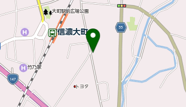 [EV]信濃大町糸屋自動車 店舗の地図画像