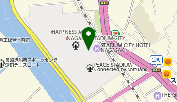 [EV]長崎スタジアムシティの地図画像