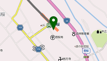 [EV]若桜鉄道 若桜駅の地図画像