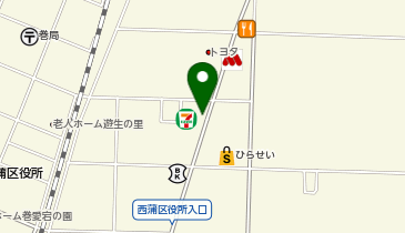 [EV]セブンイレブン下越巻店の地図画像