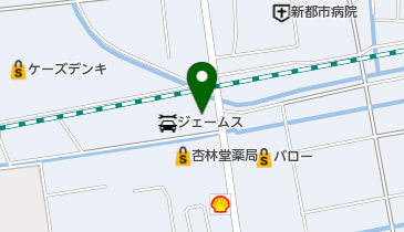 [EV]静岡トヨタ自動車(株) 磐田中泉店の地図画像