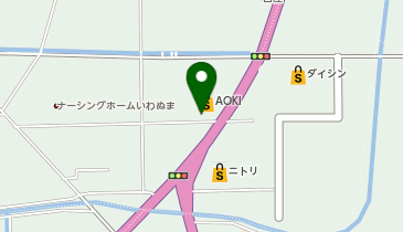 [EV]AOKI 岩沼店の地図画像