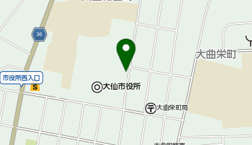 [EV]大仙市 大曲体育館の地図画像