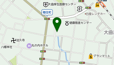 [EV]大仙市 大曲ヒカリオ駐車場 (立体P 2階)の地図画像