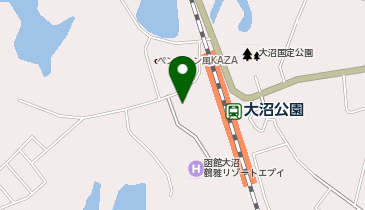 [EV](株)阿寒グランドホテル 函館大沼 鶴雅リゾート エプイの地図画像