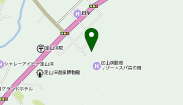 [EV](株)阿寒グランドホテル 定山渓 鶴雅リゾートスパ 森の謌の地図画像